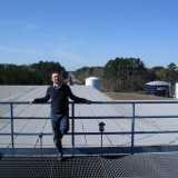 Il fisico barese a Livingston (Lousiana), l� dove � presente Ligo, altra antenna in grado di registrare le onde gravitazionali